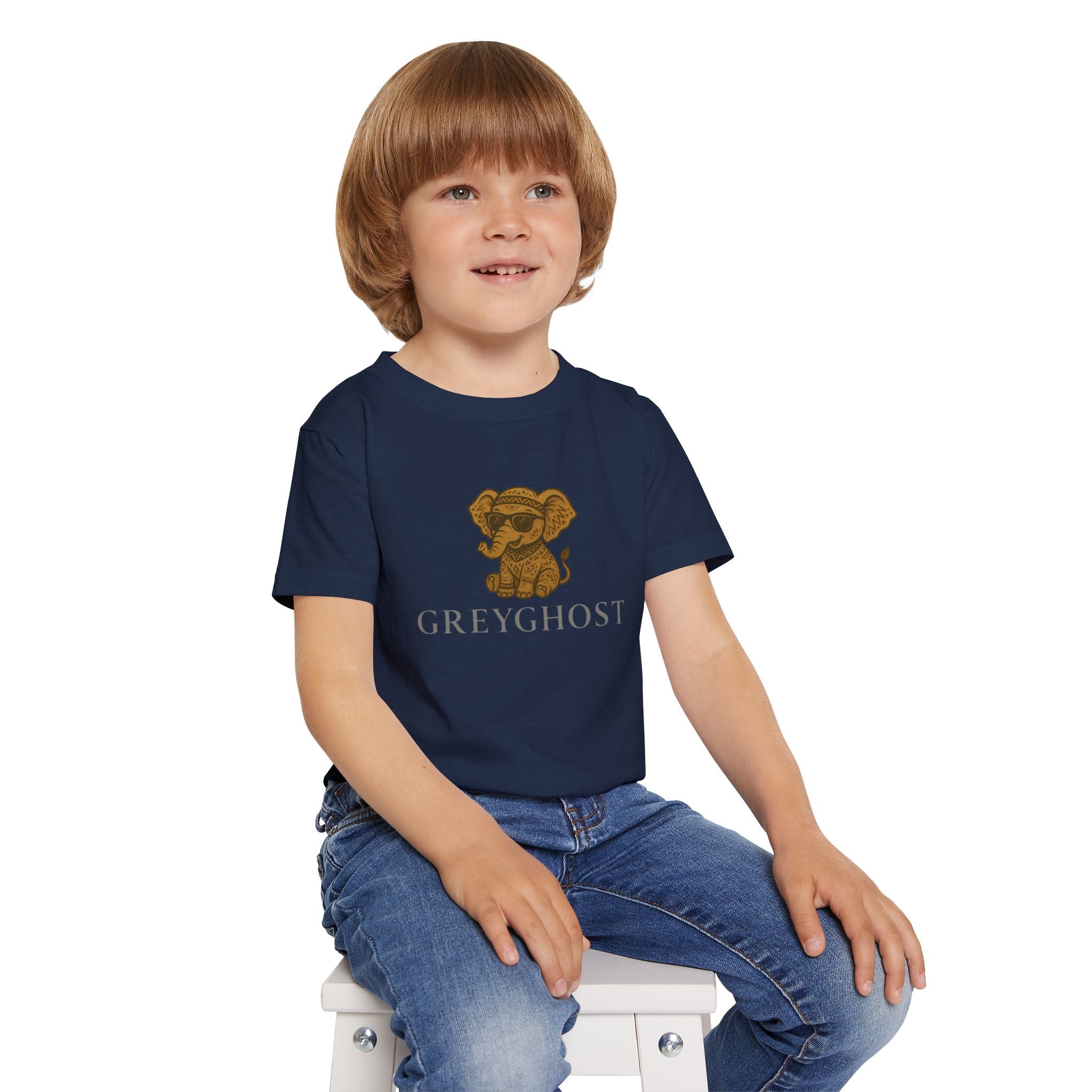 Adorable Toddler Tee with Cool Elephant Design, Perfect for Gifts, Birthday Parties, Everyday Wear, Baby Showers