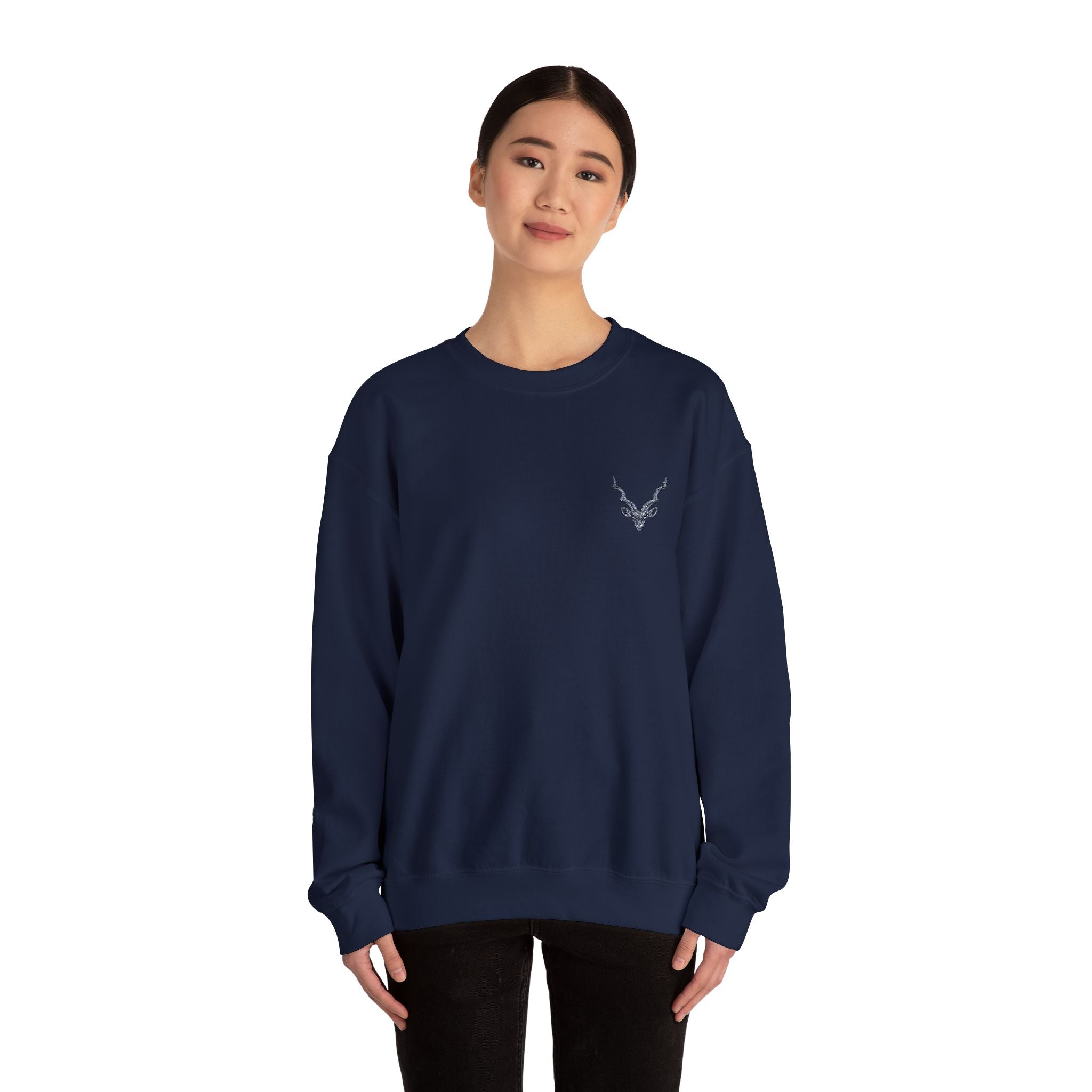 Minimalist Unisex Heavy Blend™ Crewneck Sweatshirt - Cozy Casual Wear, Perfect Gift for Him/Her, Ideal for Fall/Winter