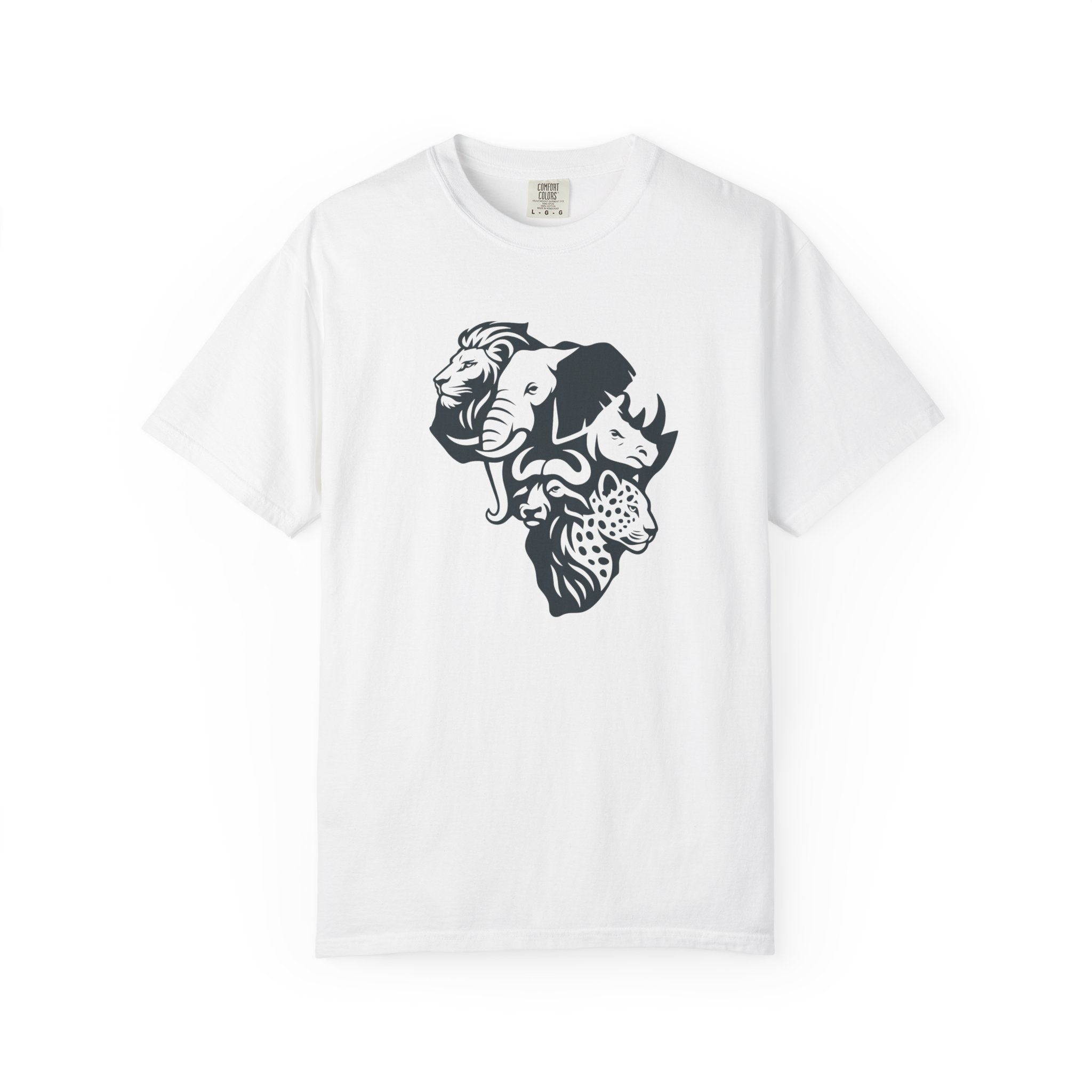 African Big 5 Unisex Garment-Dyed T-shirt