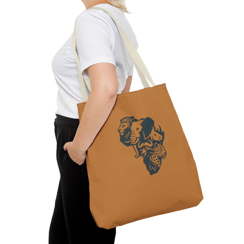 African Wildlife Tote Bag | Unique All-Over Print Bag, Eco-Friendly, Perfect for Shopping, Travel, Gifts