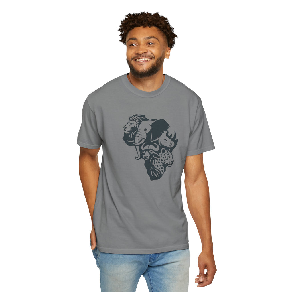 African Big 5 Unisex Garment-Dyed T-shirt