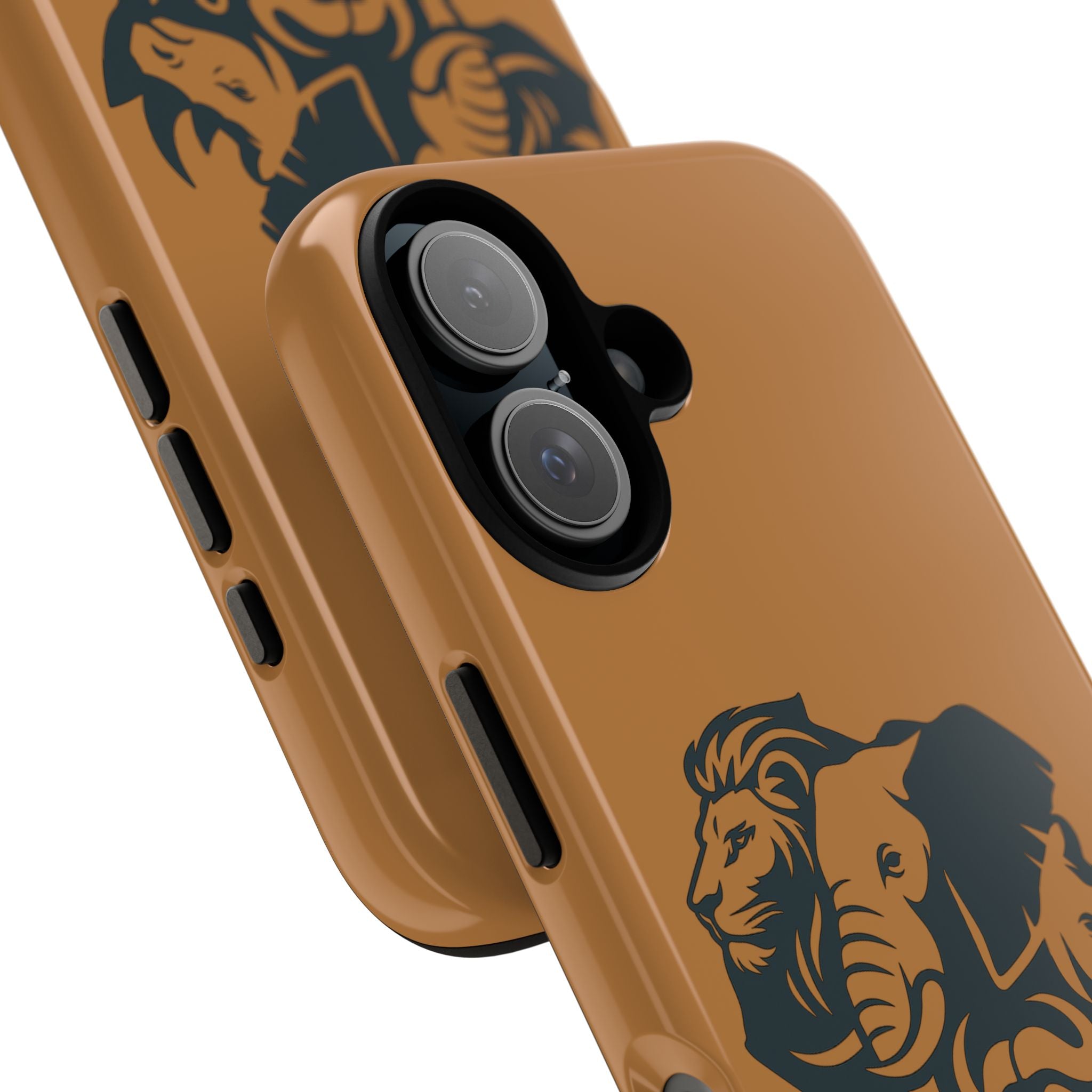 Big 5 African Phone Case, Wildlife Lover Gift, Tough Phone Cover, African Animal Design, Stylish Mobile Accessory