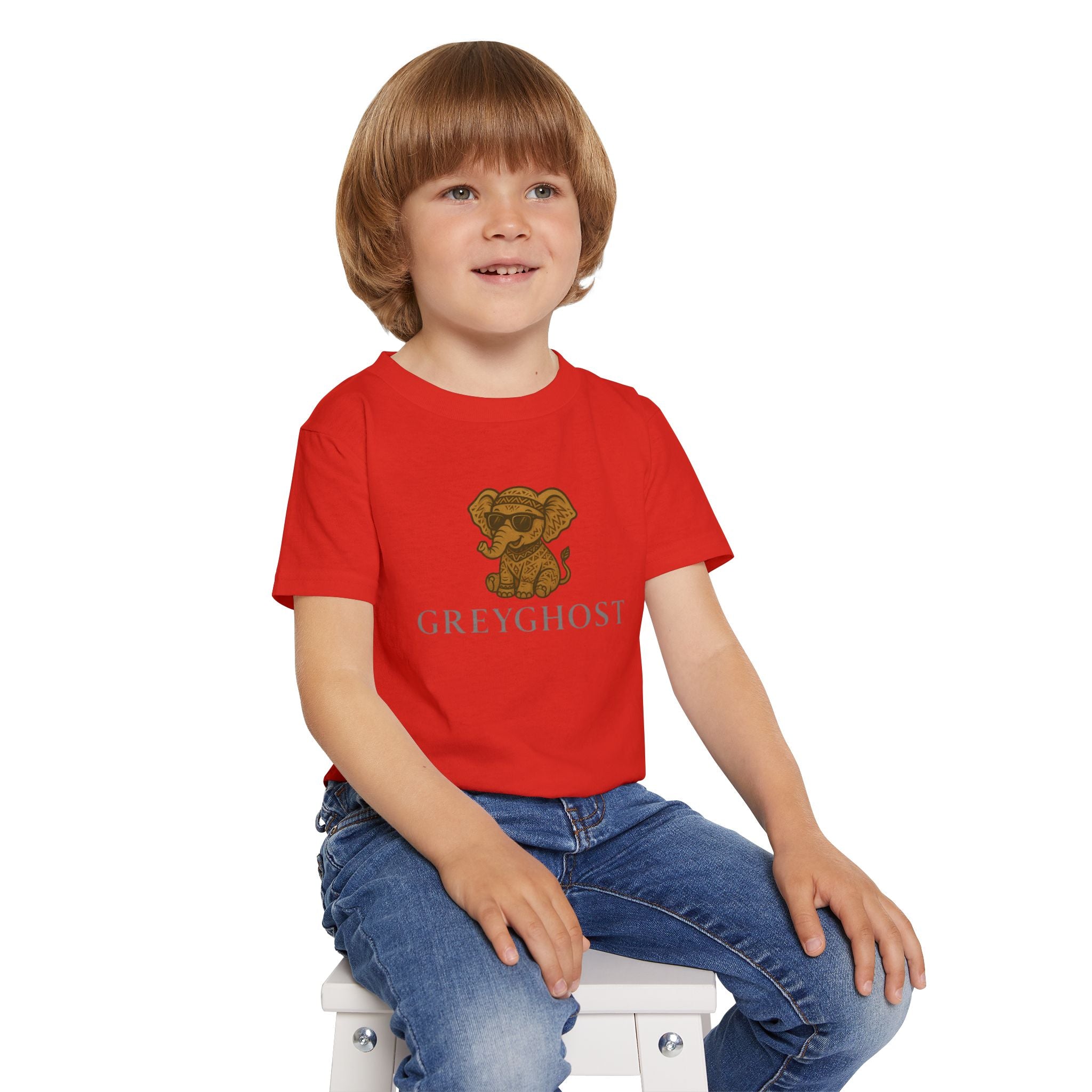Adorable Toddler Tee with Cool Elephant Design, Perfect for Gifts, Birthday Parties, Everyday Wear, Baby Showers