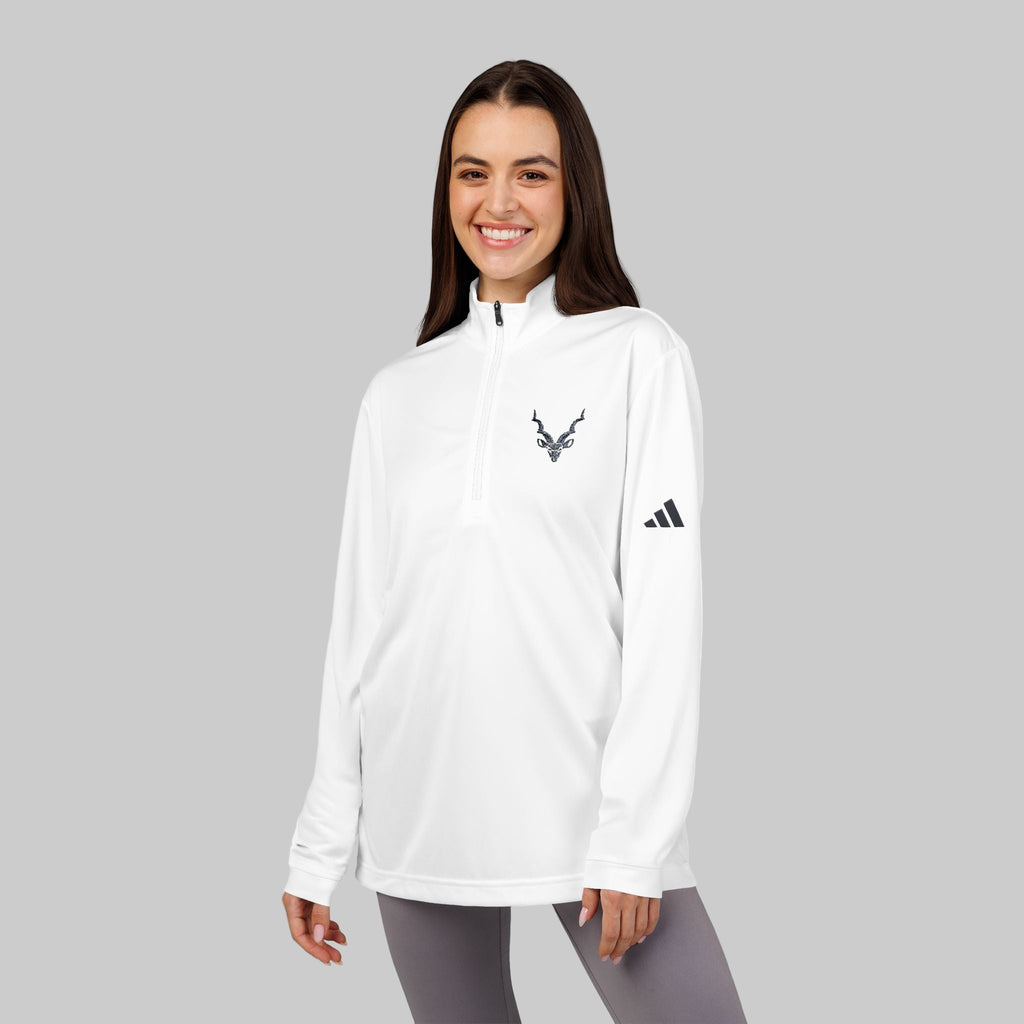 adidas® Quarter-Zip Pullover - Stylish Sporty Gear, Athletic Wear, Casual Outfits, Gift for Sports Lovers, Embroidered Apparel