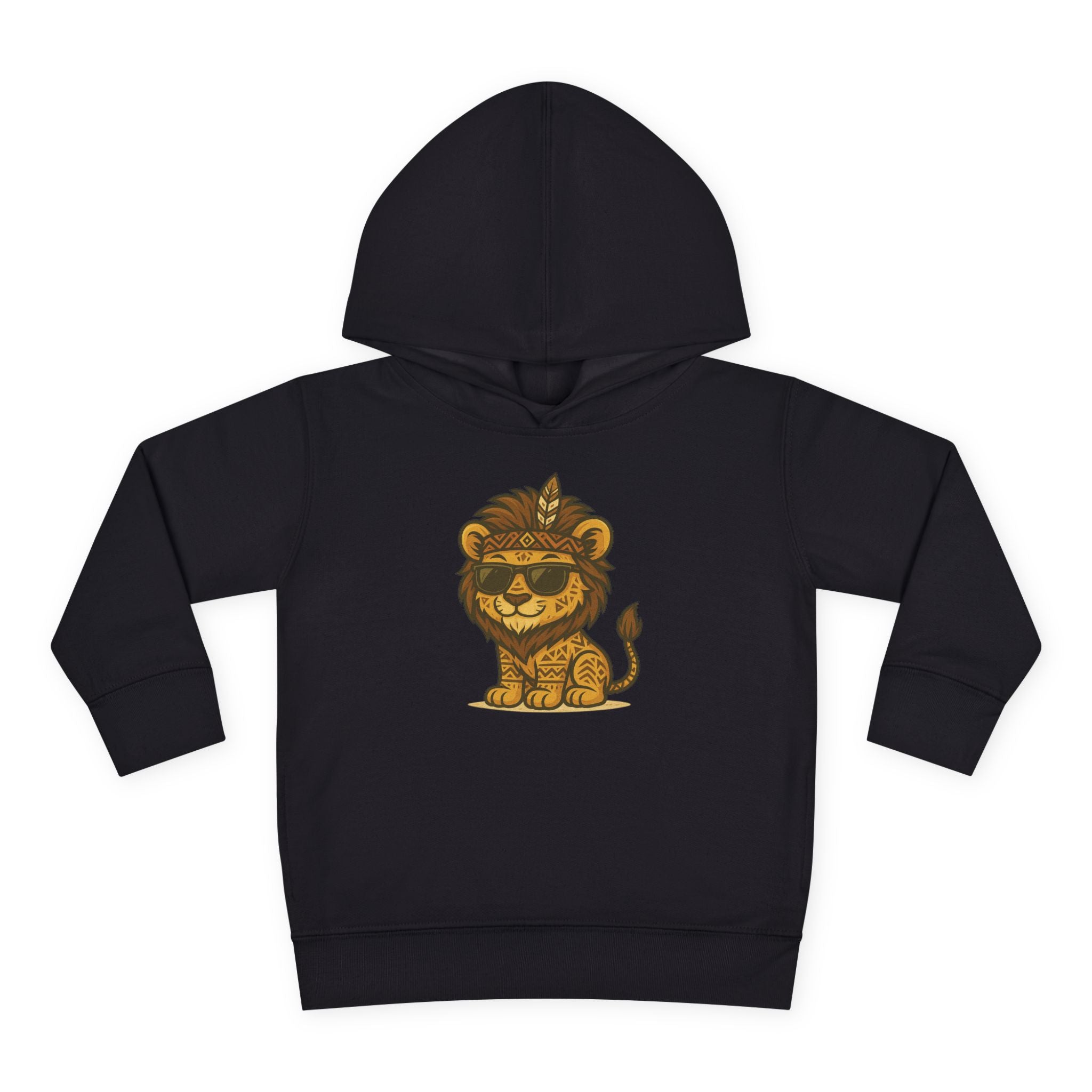 Cool Lion Toddler Fleece Pullover Hoodie, Cute Kids Sweatshirt, Animal Hoodie, Toddler Clothing, Fun Gift for Boys and Girls