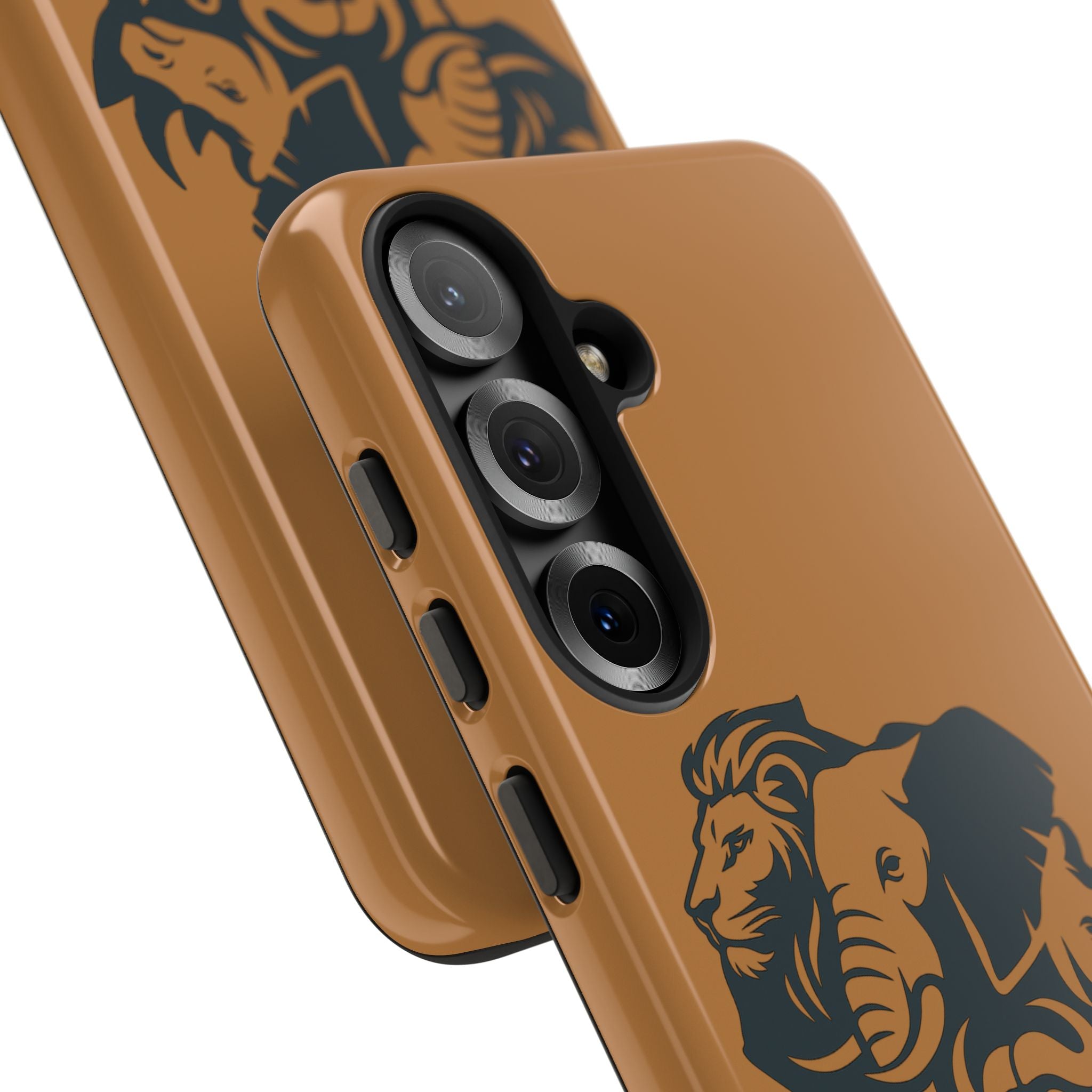 Big 5 African Phone Case, Wildlife Lover Gift, Tough Phone Cover, African Animal Design, Stylish Mobile Accessory