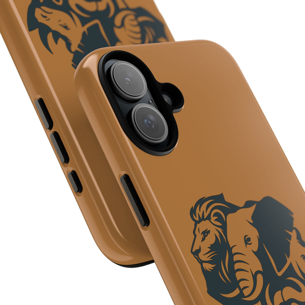 Big 5 African Phone Case, Wildlife Lover Gift, Tough Phone Cover, African Animal Design, Stylish Mobile Accessory