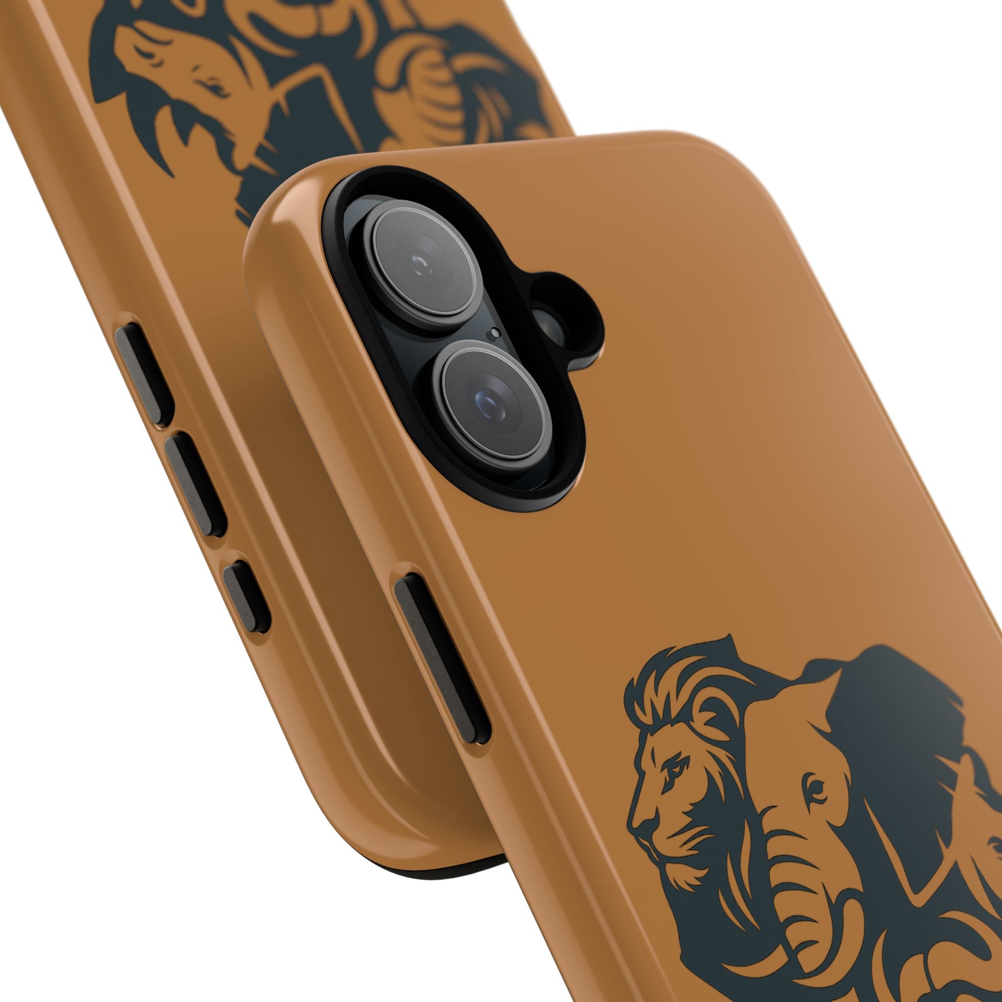 Big 5 African Phone Case, Wildlife Lover Gift, Tough Phone Cover, African Animal Design, Stylish Mobile Accessory