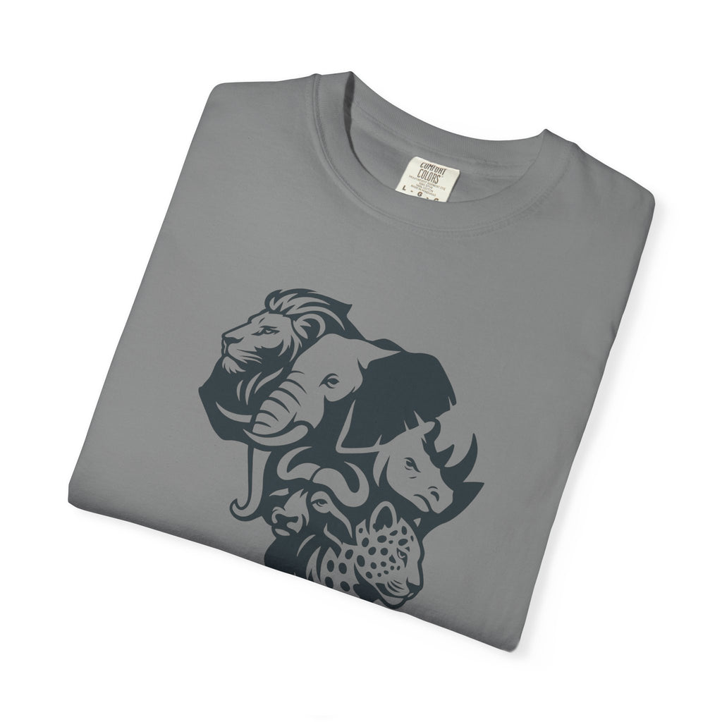 African Big 5 Unisex Garment-Dyed T-shirt
