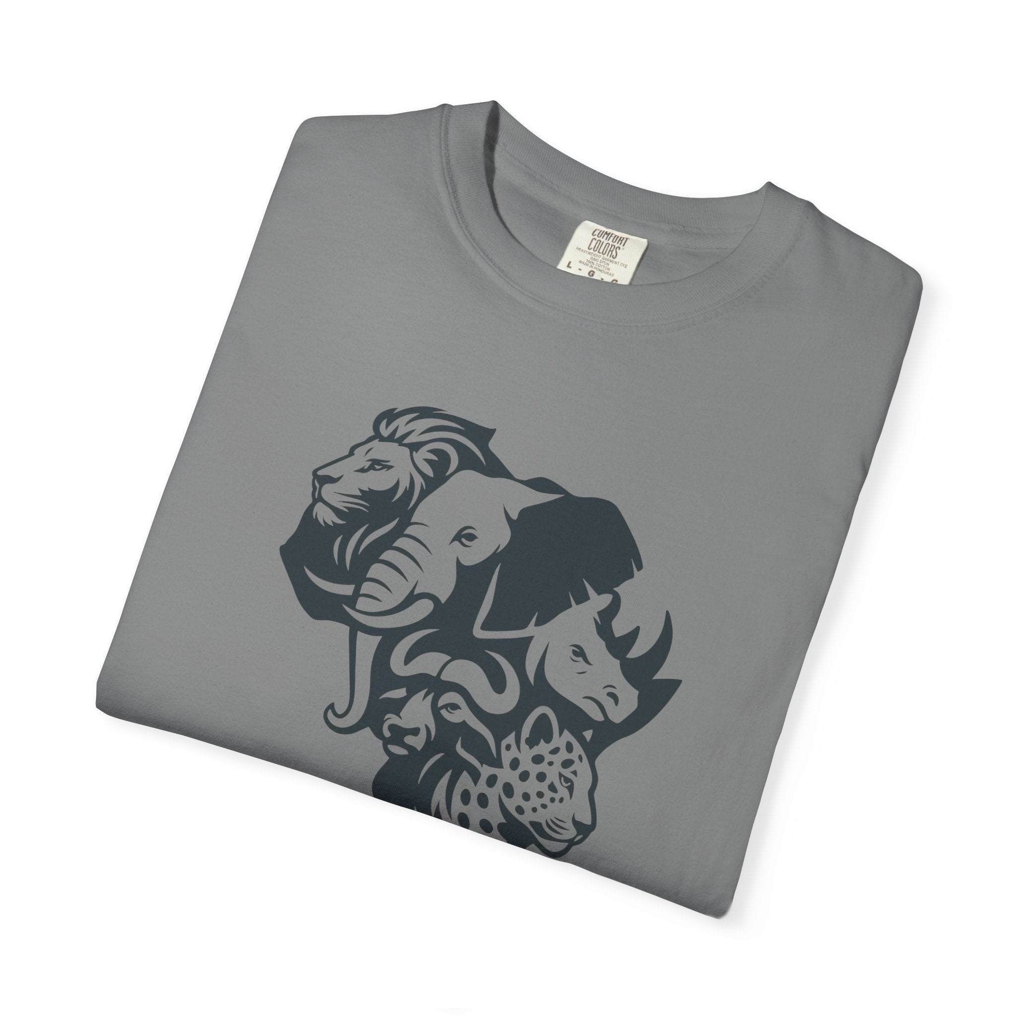 African Big 5 Unisex Garment-Dyed T-shirt