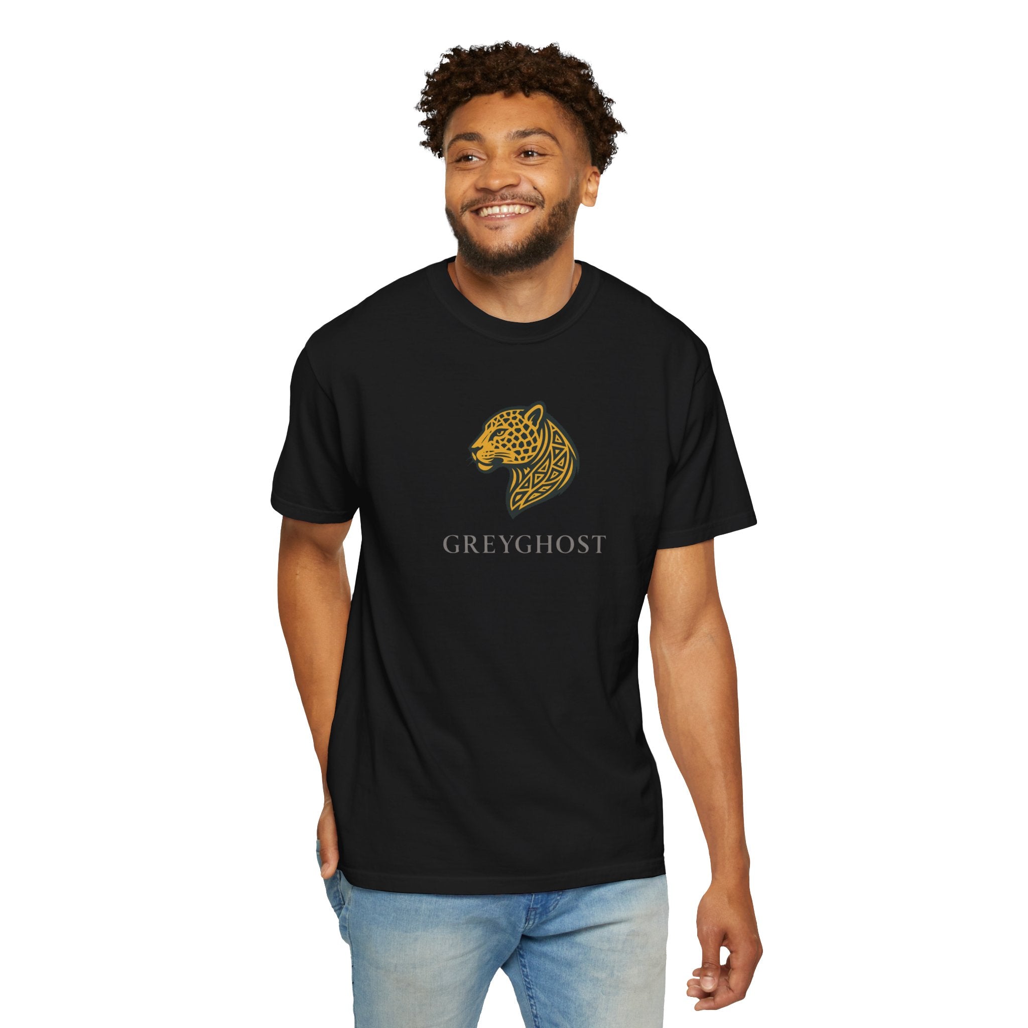 African Leopard Unisex Garment-Dyed T-shirt
