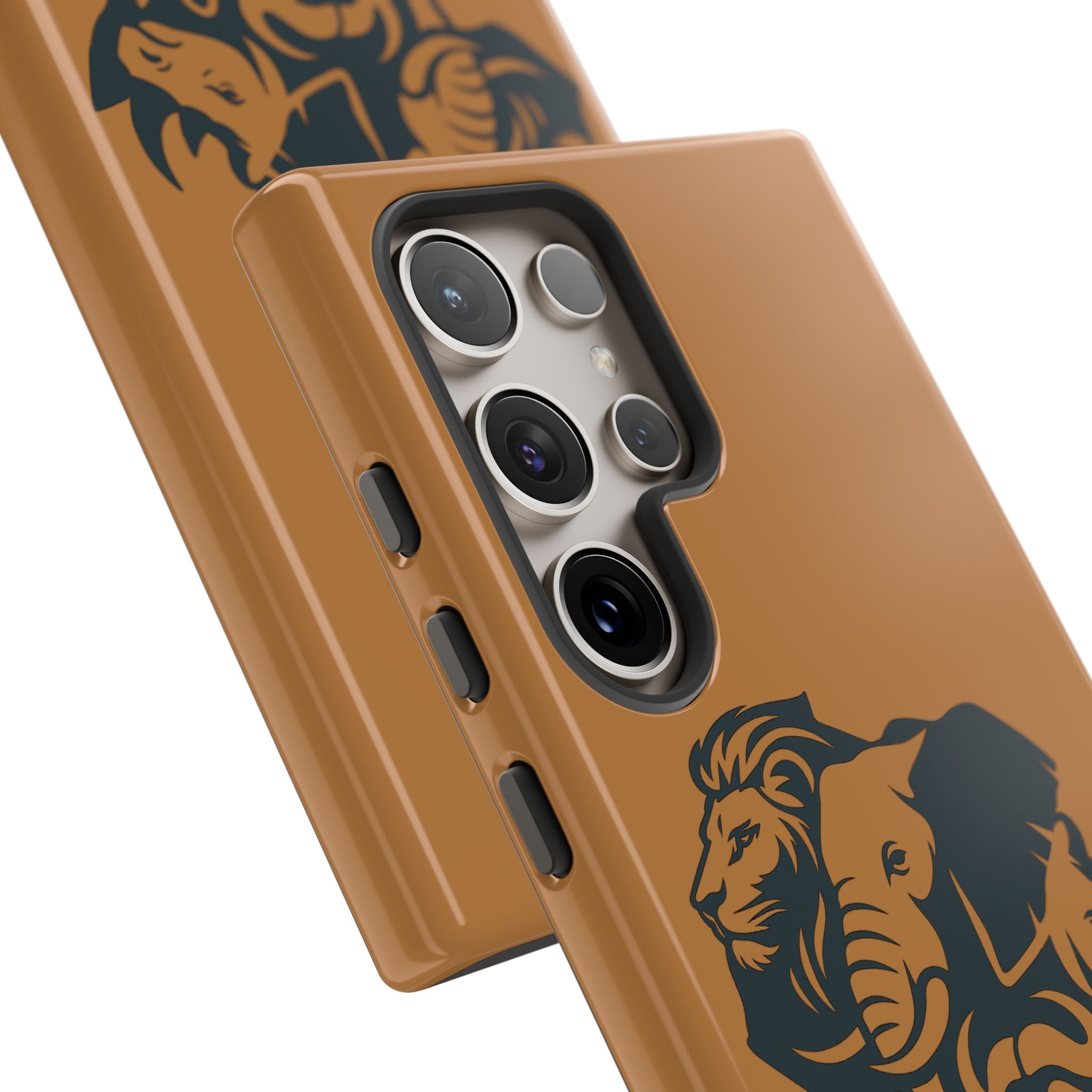 Big 5 African Phone Case, Wildlife Lover Gift, Tough Phone Cover, African Animal Design, Stylish Mobile Accessory