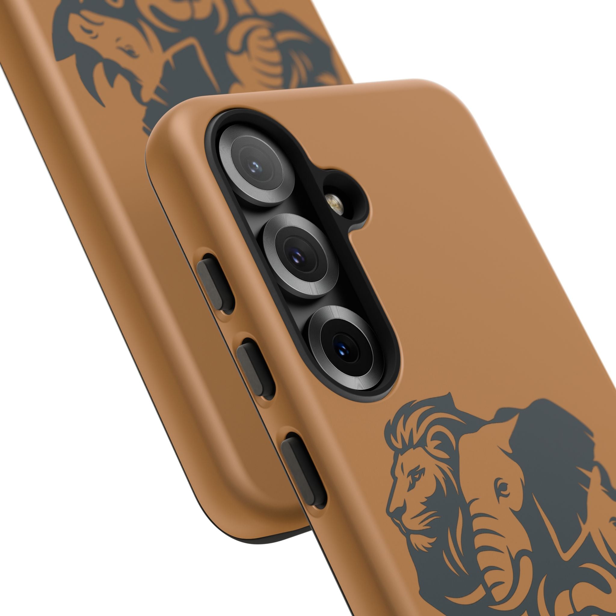 Big 5 African Phone Case, Wildlife Lover Gift, Tough Phone Cover, African Animal Design, Stylish Mobile Accessory