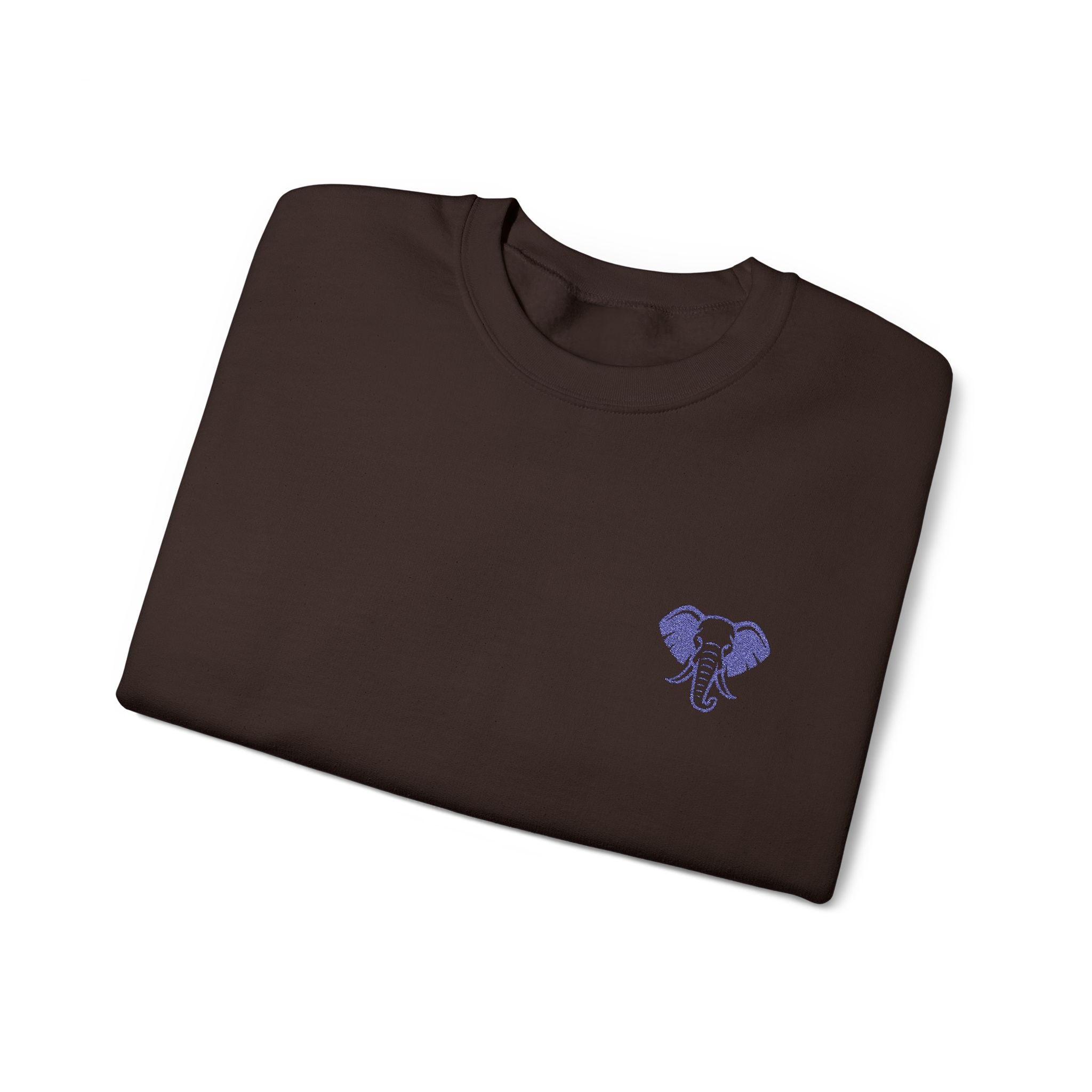 Elephant Minimalist Unisex Heavy Blend™ Crewneck Sweatshirt - Cozy Casual Wear, Perfect Gift for Him/Her, Ideal for Fall/Winter